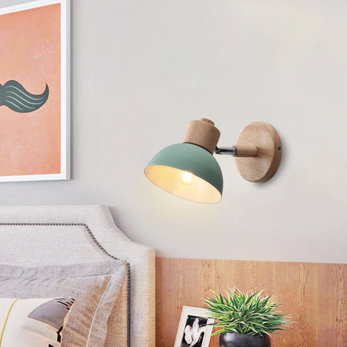applique murale nordique en bois style mignon et moderne - vue 3 sur 13