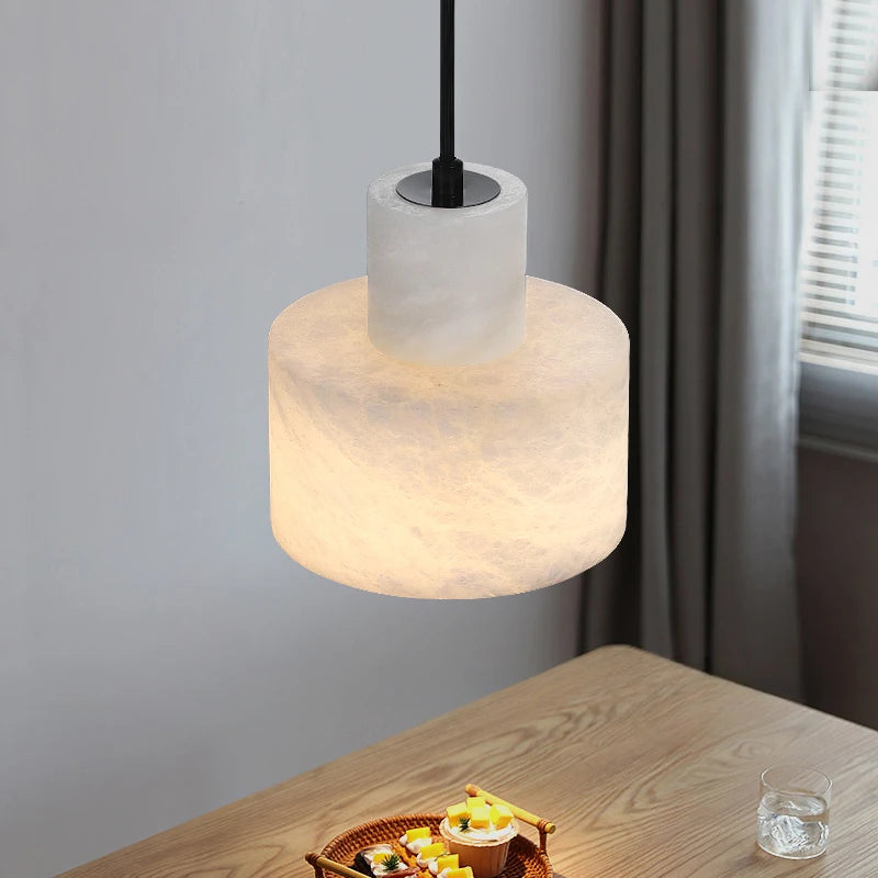 suspension moderne en marbre naturel pour décoration intérieure - vue 4 sur 7