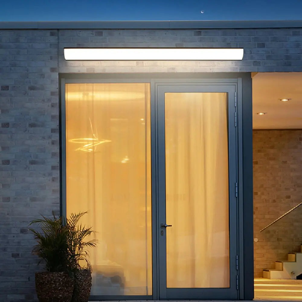 Elegant Aluminum Wall Mounted Sconce Lamp with 18W 26W 36W 48W Super Bright Lighting for Porch, Daily Lighting, Yard and Garden - vue 4 sur 10