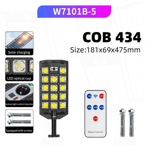 20000W Split Solar Street Light Outdoor Aluminum Solar Street Light Garden Sunlight House Remote Control Waterproof Wall Lamp - vue 27 sur 41