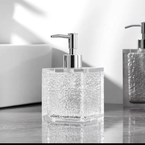 distributeur de désinfectant mains résine rechargeable portable savon lotion - vue 8 sur 16