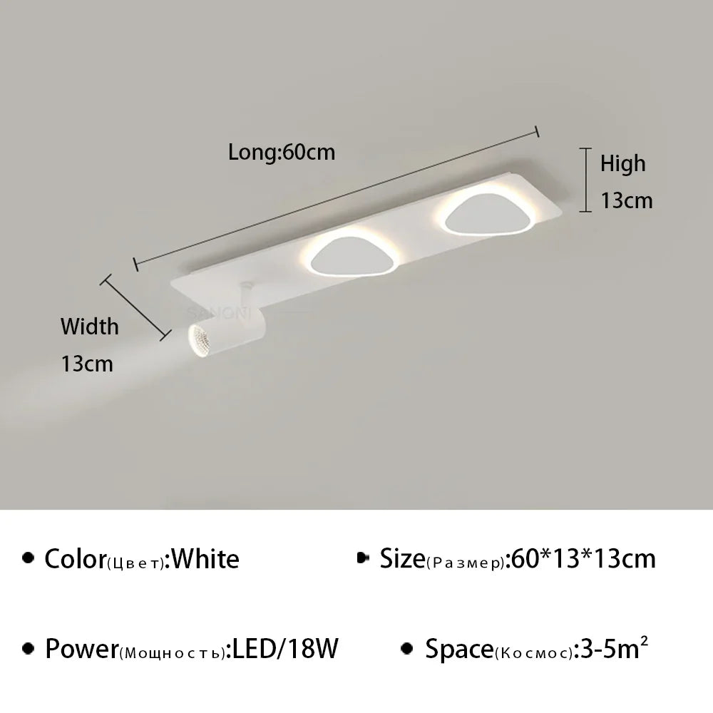 plafonnier led moderne pour décoration d intérieur et éclairage décoratif - vue 12 sur 18