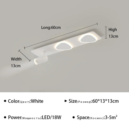 plafonnier led moderne pour décoration d intérieur et éclairage décoratif - vue 12 sur 18