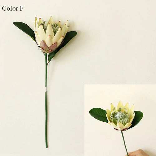 branche de protea cynaroides fleurs artificielles pour jardin et décoration - vue 13 sur 12