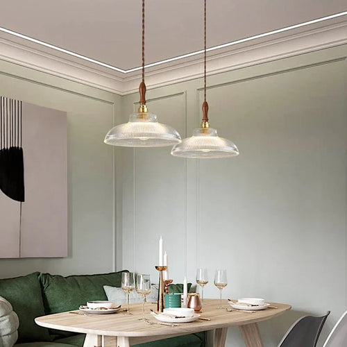 suspension en verre moderne pour cuisine et salle à manger - vue 3 sur 10