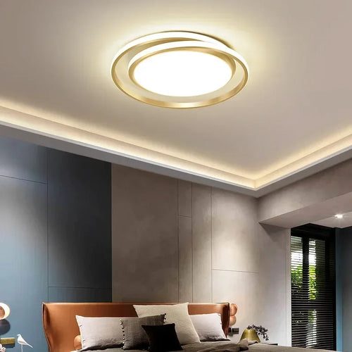 lustre moderne en or pour décoration intérieure élégante - vue 6 sur 10