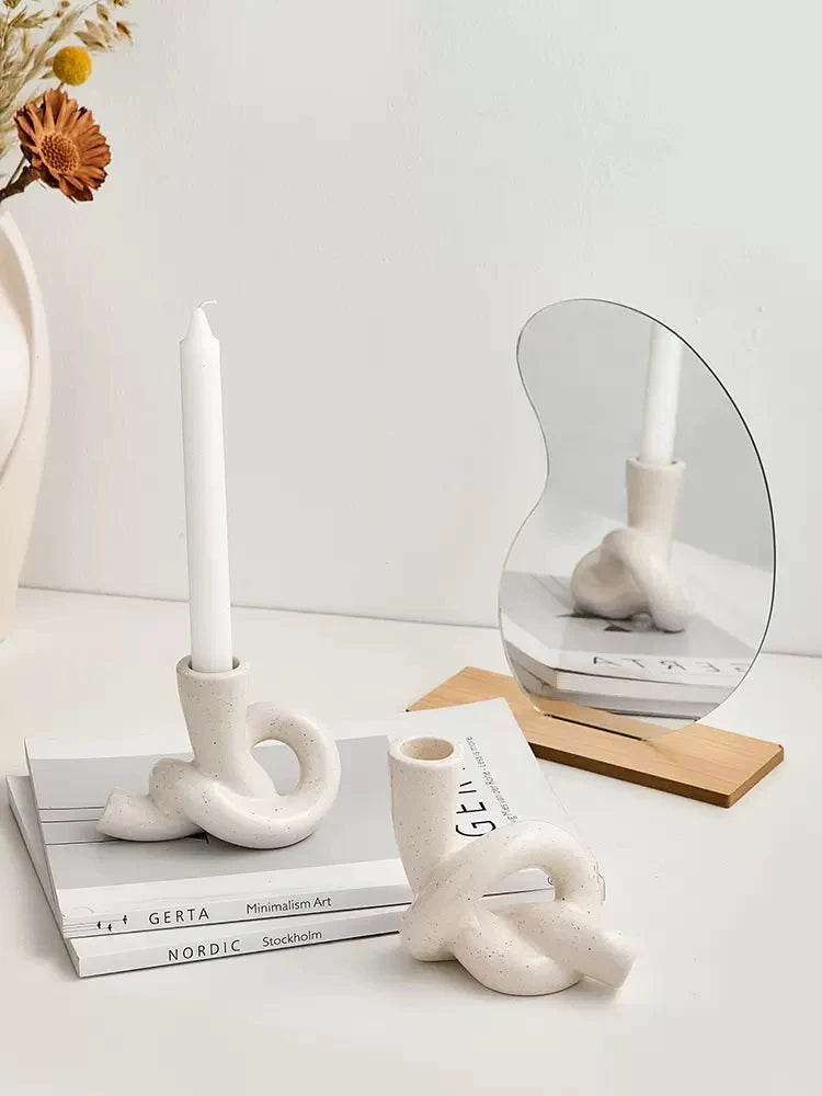 bougeoirs décoratifs pour chandeliers et table de Noël - vue 5 sur 9