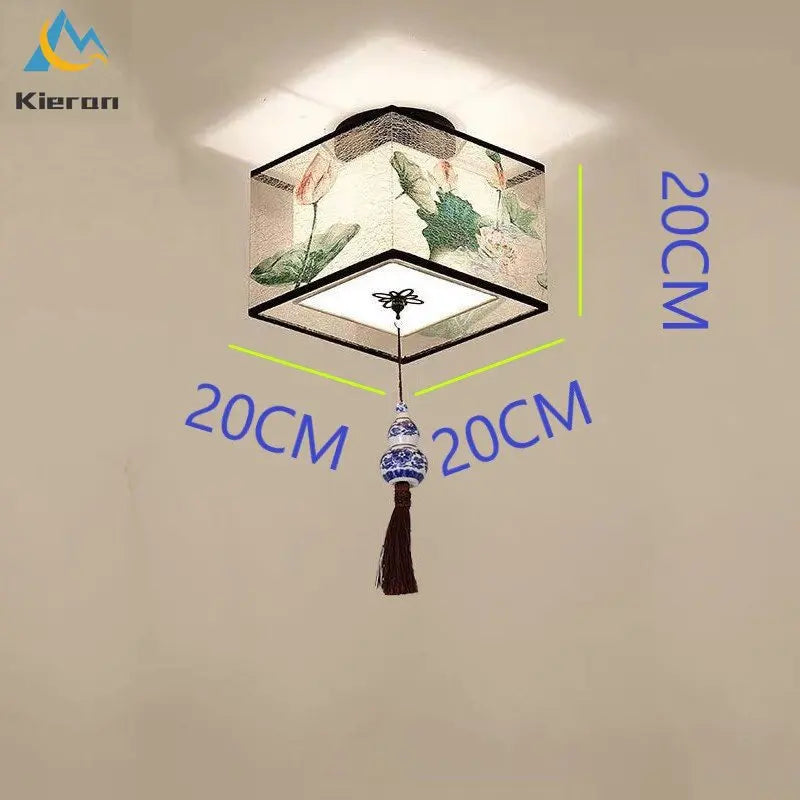 plafonnier led moderne simple lotus oiseau pour hôtel ktv - vue 6 sur 30