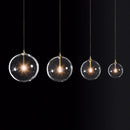 suspension en verre moderne pour décoration intérieure élégante