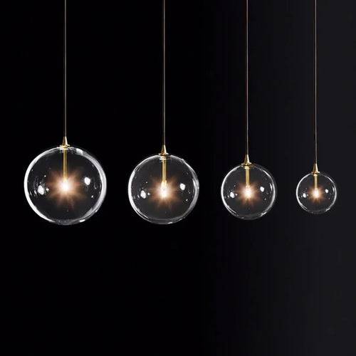 suspension en verre moderne pour décoration intérieure élégante - vue 3 sur 10