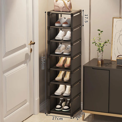 organisateur de chaussures empilable et réglable gain de place - vue 10 sur 15