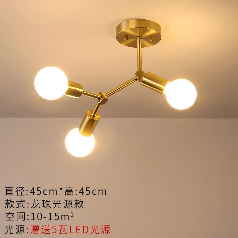 plafonnier lumineux pour décoration intérieure élégante et moderne - vue 6 sur 10