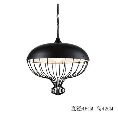 suspension design nordique moderne en fer décoratif idéal loft café bar - vue 14 sur 13