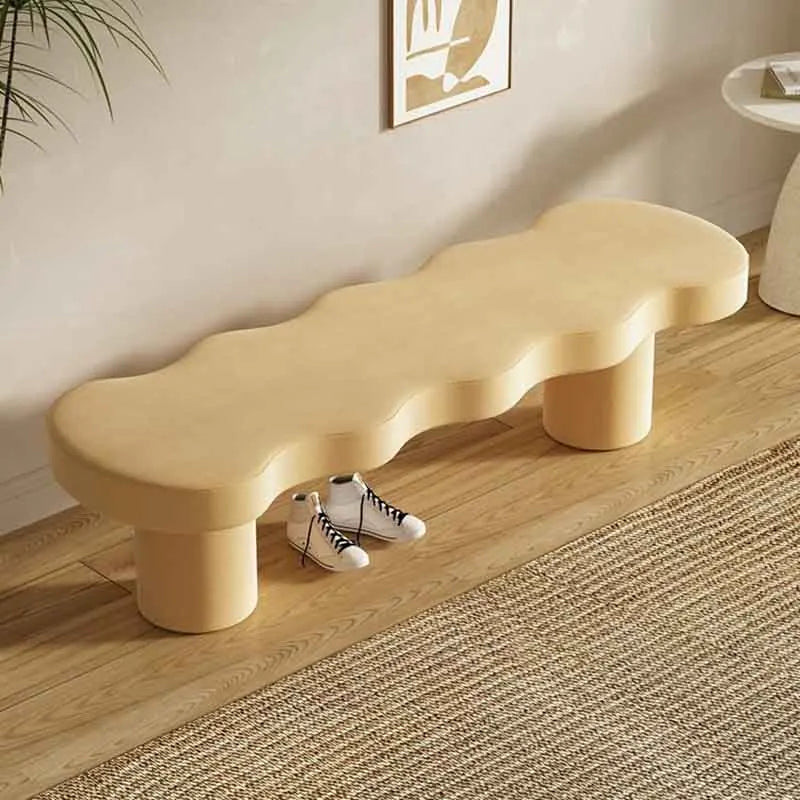 tabouret en velours nordique créatif pour loisirs et détente - vue 2 sur 10