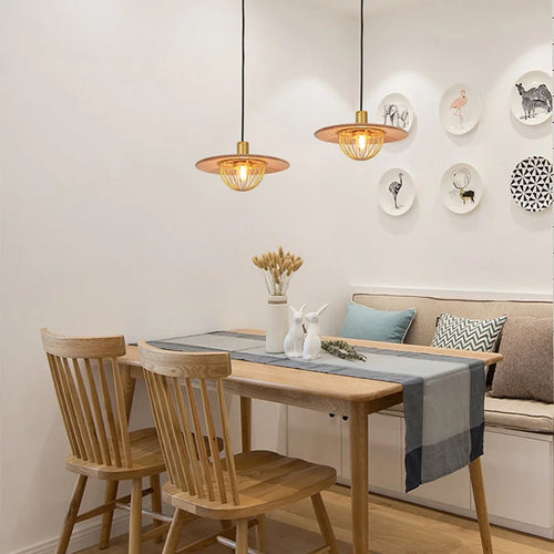 lustre rétro led loft suspension moderne luminaire - vue 2 sur 8