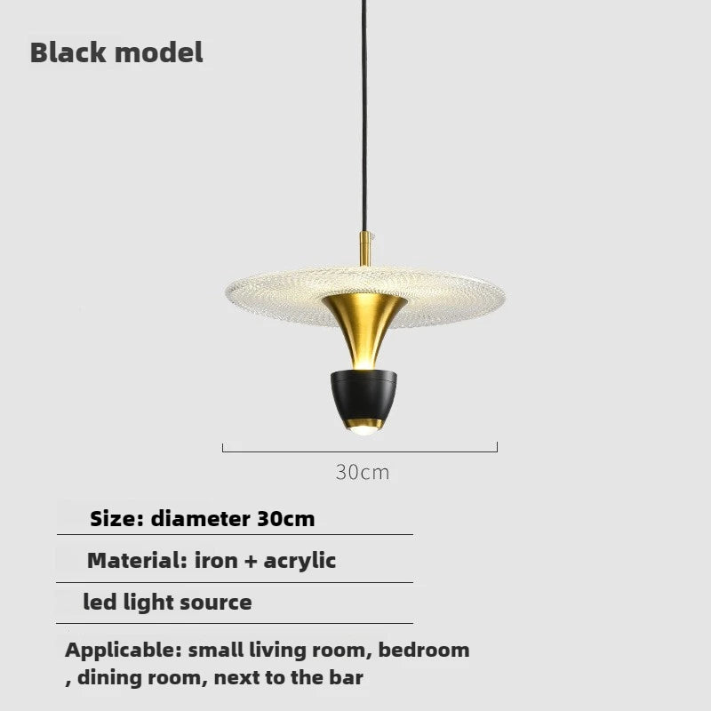 suspension en acrylique moderne pour décoration créative intérieur