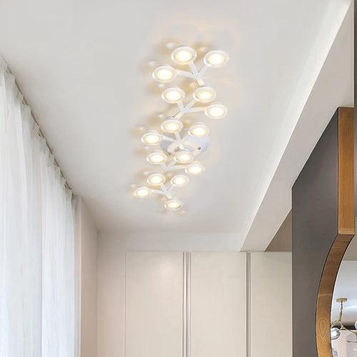 plafonnier nordique long décoratif moderne étoile prunier - vue 5 sur 11