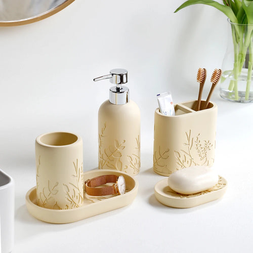 distributeur de savon ensemble 5 pièces pour salle de bain - vue 3 sur 7