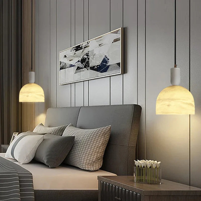 suspension en marbre naturel pour décoration intérieure moderne - vue 2 sur 7