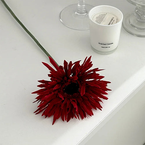 fleur artificielle gerbera pour décoration de mariage et vase - vue 11 sur 11