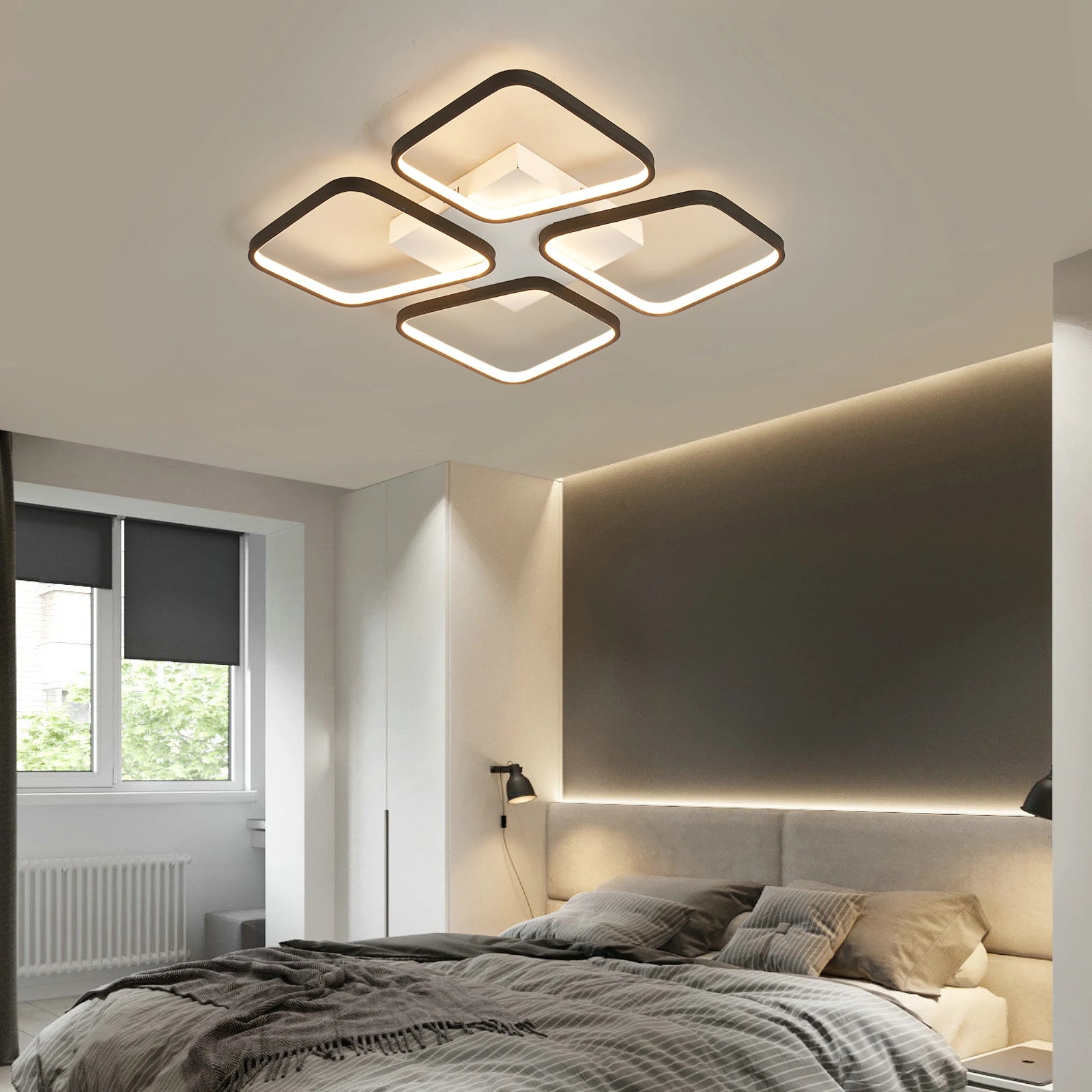 plafonnier à led moderne pour intérieur design élégant - vue 3 sur 8