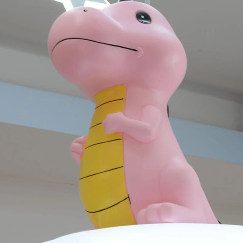 Lustre créatives pour chambre d'enfants rose vert dinosaure fille garçon enfants suspendus - vue 5 sur 9