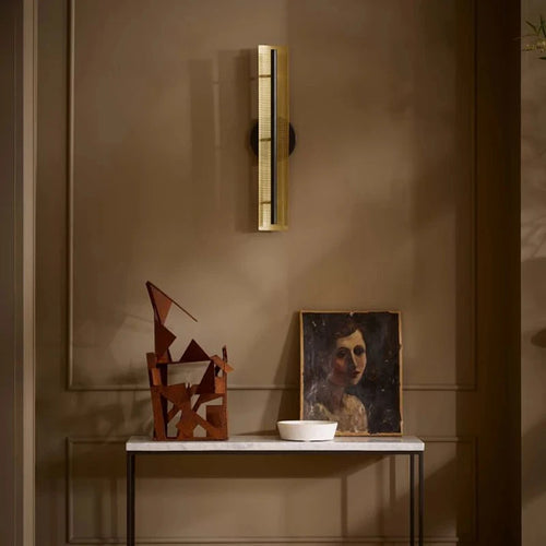 Applique murale créative de luxe chambre salon fond mur moderne chevet couloir simple applique murale LED creux lumières HX32VT - vue 4 sur 5
