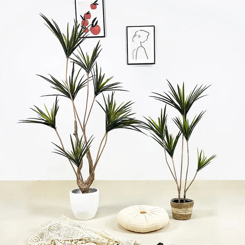 plantes artificielles dracaena pour décoration intérieure tropicale - vue 5 sur 20