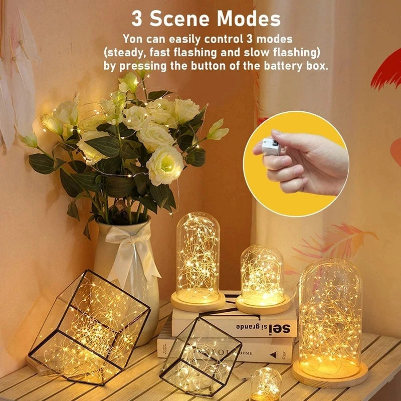 lot de 5 guirlandes lumineuses à led pour décorations festives - vue 4 sur 11