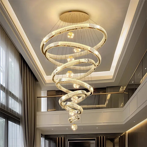 lustre moderne led pour éclairage intérieur suspendu - vue 3 sur 11