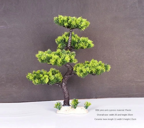 plante artificielle bonsaï en plastique pour décoration intérieure - vue 42 sur 41