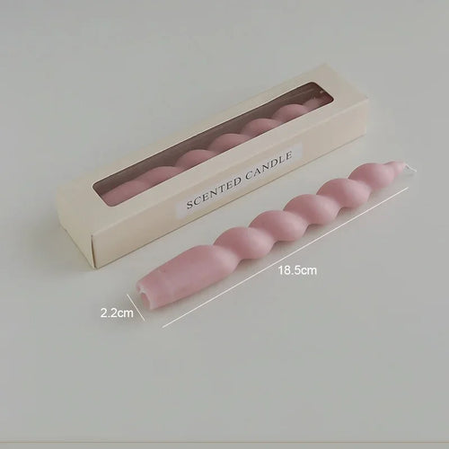 bougie parfumée en spirale pour aromathérapie et décoration festive - vue 9 sur 19