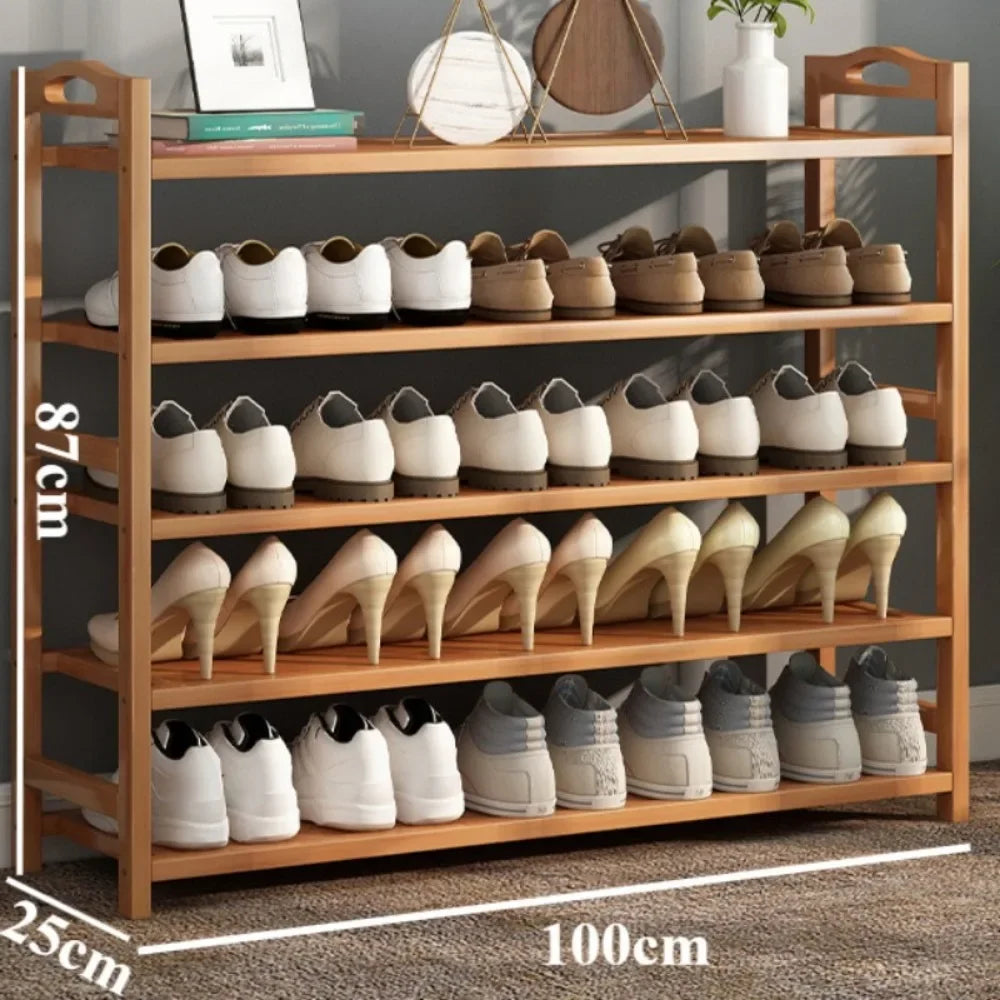 étagère à chaussures intérieure 3 4 5 étages organisateur de rangement multicouche - vue 7 sur 17