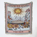 Plaid bohème motif paysage pour canapé et lit