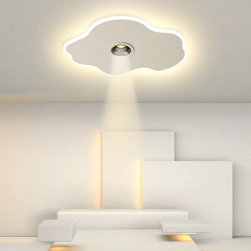 plafonnier led moderne créatif en forme de nuage luminaire décoratif d'intérieur - vue 2 sur 8