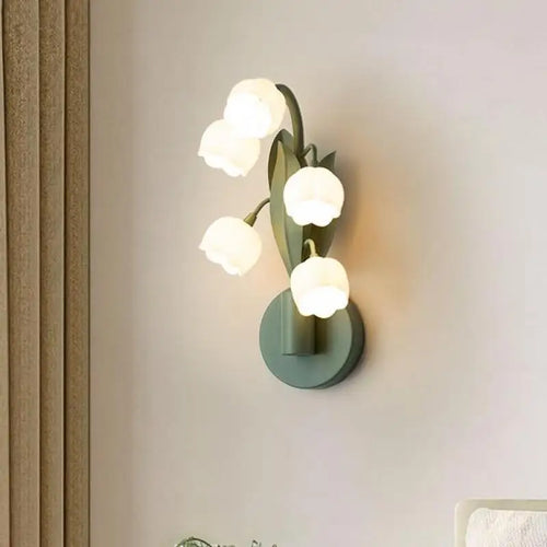 applique murale en verre art déco pour éclairage intérieur - vue 3 sur 7