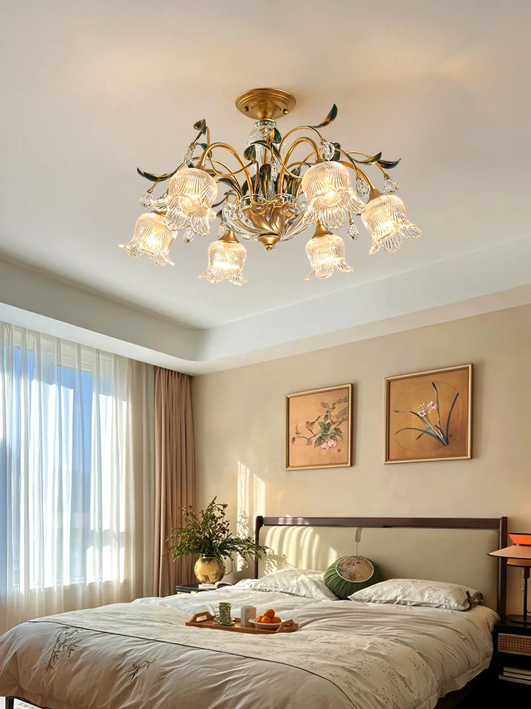 lustre en cristal français éclairage avancé pour intérieur élégant - vue 3 sur 8