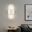 applique murale ovale minimaliste en aluminium pour escalier
