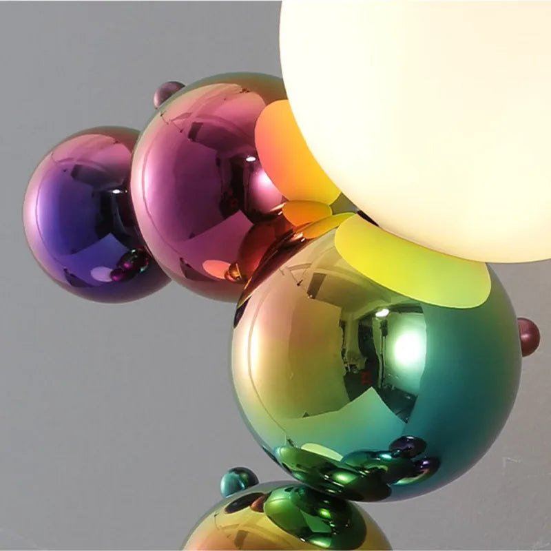 applique murale en verre design postmoderne lumineuse et colorée - vue 6 sur 8
