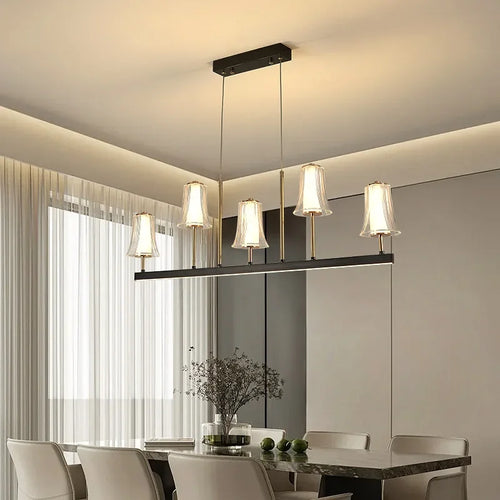 lustre postmoderne design minimaliste lampe led pour intérieur élégant - vue 5 sur 10