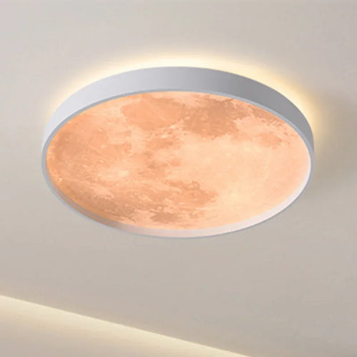 plafonnier led créatif en forme de lune design moderne décoratif - vue 2 sur 14