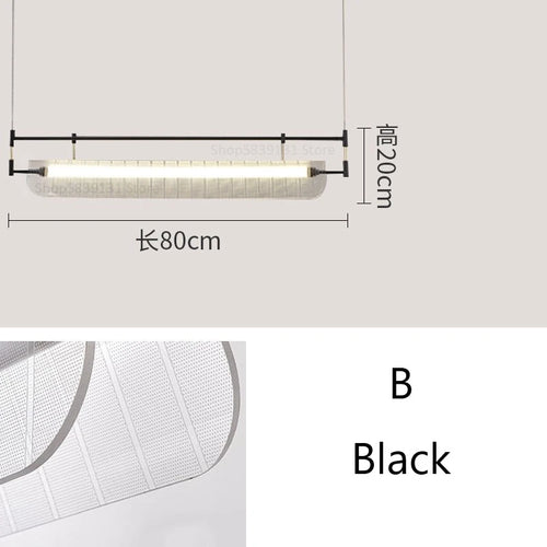 suspension minimalistes italiennes en acrylique led modernes - vue 11 sur 18