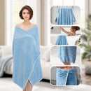 serviette de bain polaire corail grande taille rapide