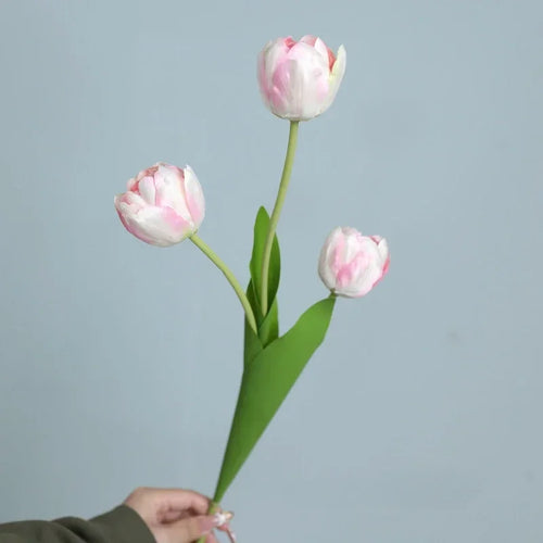 fleurs artificielles tulipes en soie décoratives pour toutes occasions - vue 10 sur 13