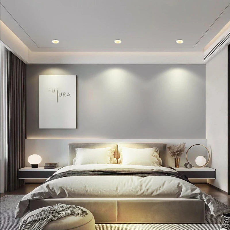 spot lumineux led encastrable anti-éblouissement avec intensité réglable - vue 3 sur 5