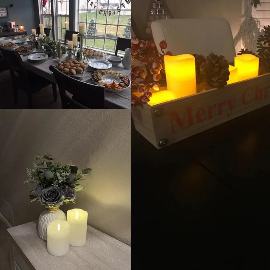 lampe à bougie électrique sans flamme pour décorations de mariage et fêtes - vue 4 sur 14