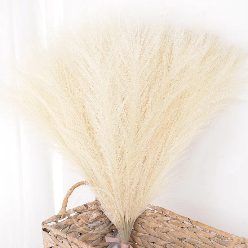 lot de bouquets dherbe de pampa artificielle pour décoration intérieure - vue 9 sur 15