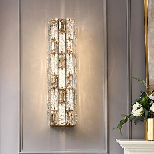 applique murale en cristal avec éclairage moderne pour décoration intérieure - vue 2 sur 12