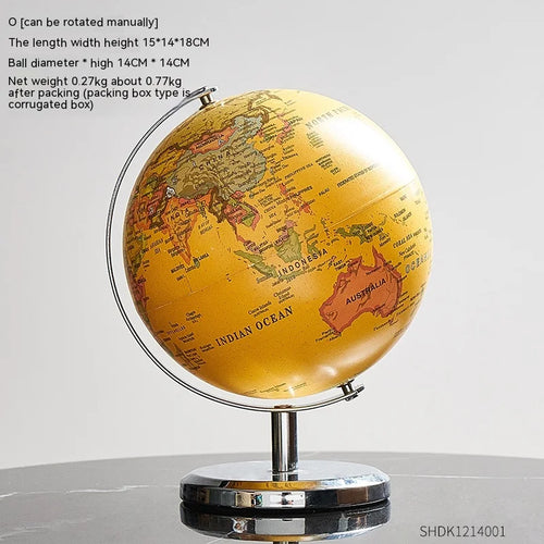 artisanat moderne globe décoratif pour bureau et salon - vue 17 sur 16