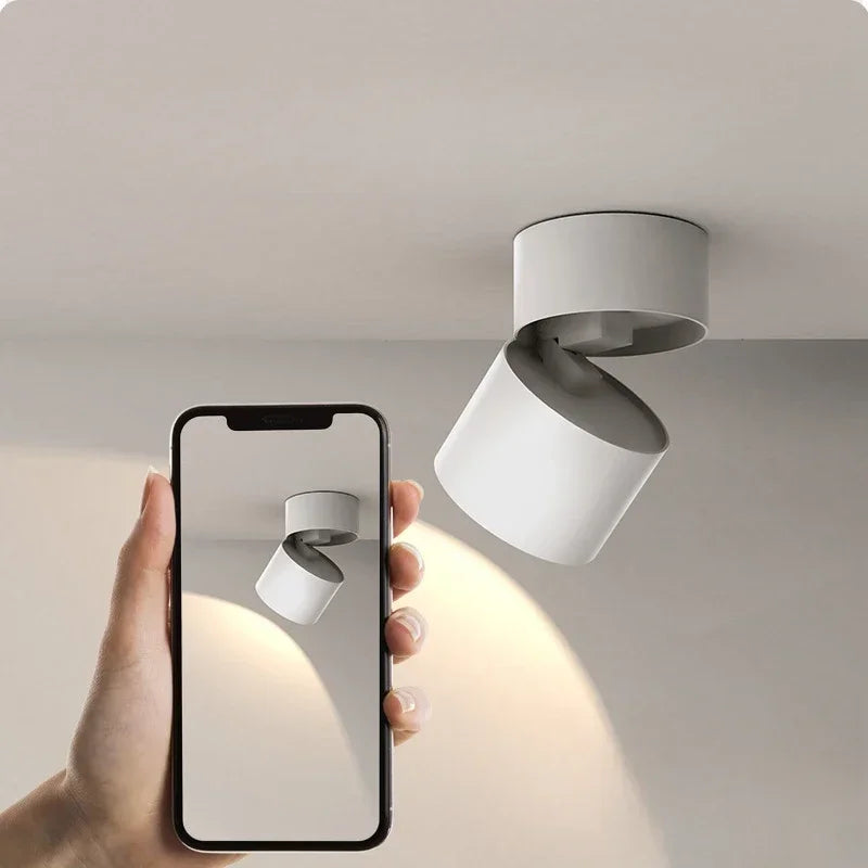 spot led extérieur à angle réglable sans perforation - vue 3 sur 14